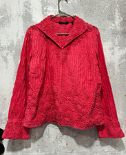 Coquette pink jacket with floral detailing size L