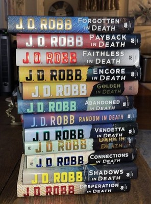 Lot of 12 J. D. Robb ''in DEATH'' Novels in Very Good to Like New Condition