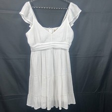 Altar’d State White Mini Dress Large Cottagecore Boho