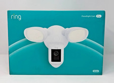 Ring Floodlight Cam Pro Wired 2K Vision and Two-Way Talk with Audio White- NEW