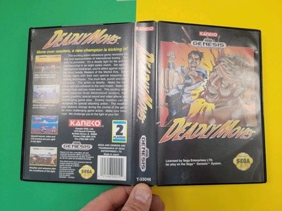 Deadly Moves Sega Genesis Case Only 