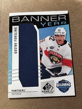 Gustav Forsling 2025-26 SP Game Used Banner Year BTGSF-GF 2024 Global Series