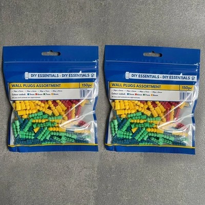 2 Packungen verschiedene Mix Dübel 5 mm 6 mm 7 mm 8 mm verschiedene Größen