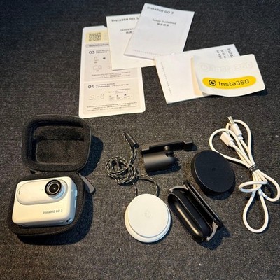 Insta360 GO 3 Action Camera 32GB with Accessories Tested Used