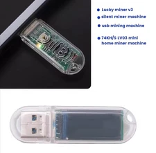 Mini mining machine USB B43C NerdMiner V2 74KH/S USB BTC Crypto Miner Solo Lotte