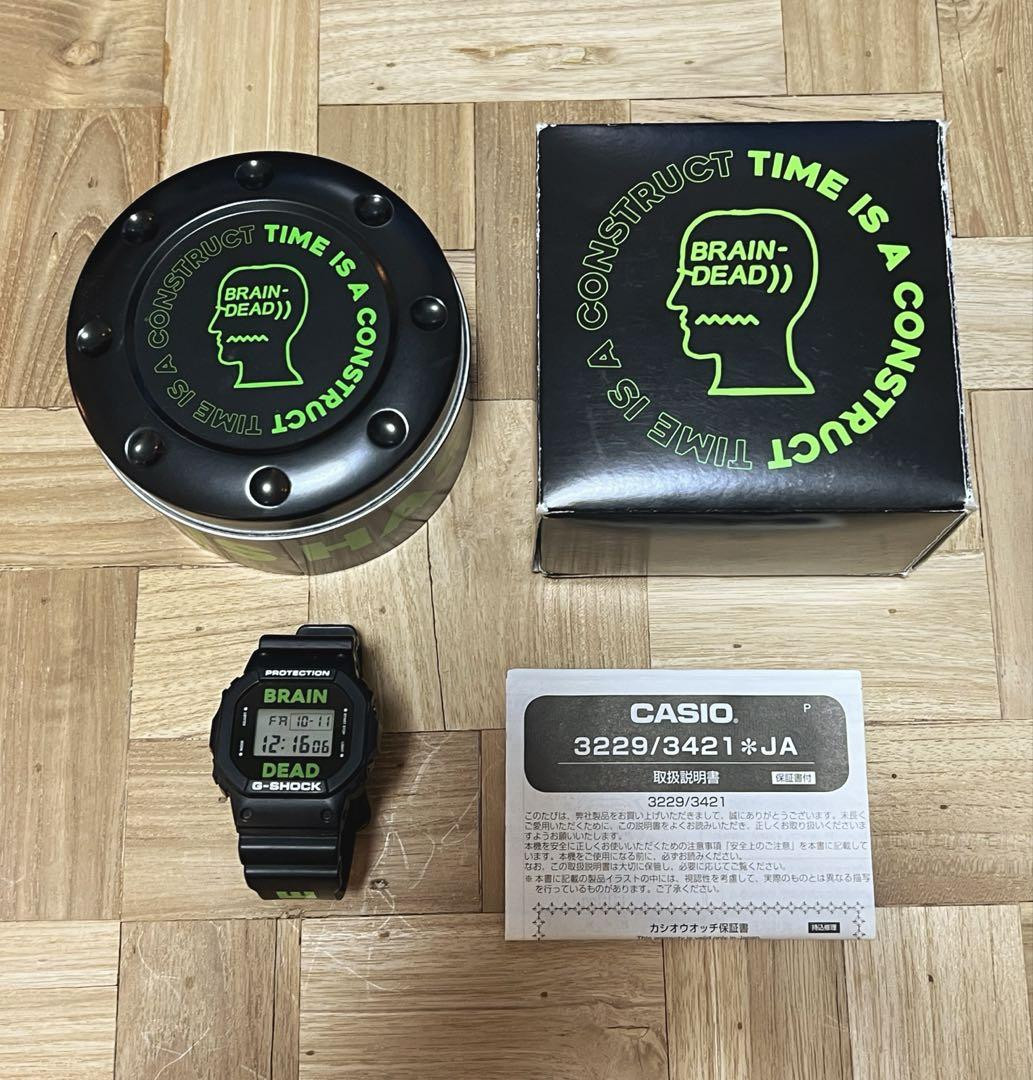 【新品未使用品】BRAIN DEAD ×G-SHOCK DW-5600VT CASIO G SHOCK DW 5600VT BRAIN DEAD | eBay