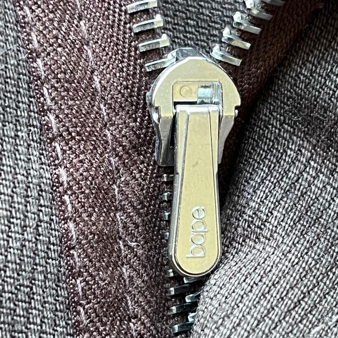 A BATHING APE Cotton Straight Pants Brown XS BA0226247 thumbnail 8