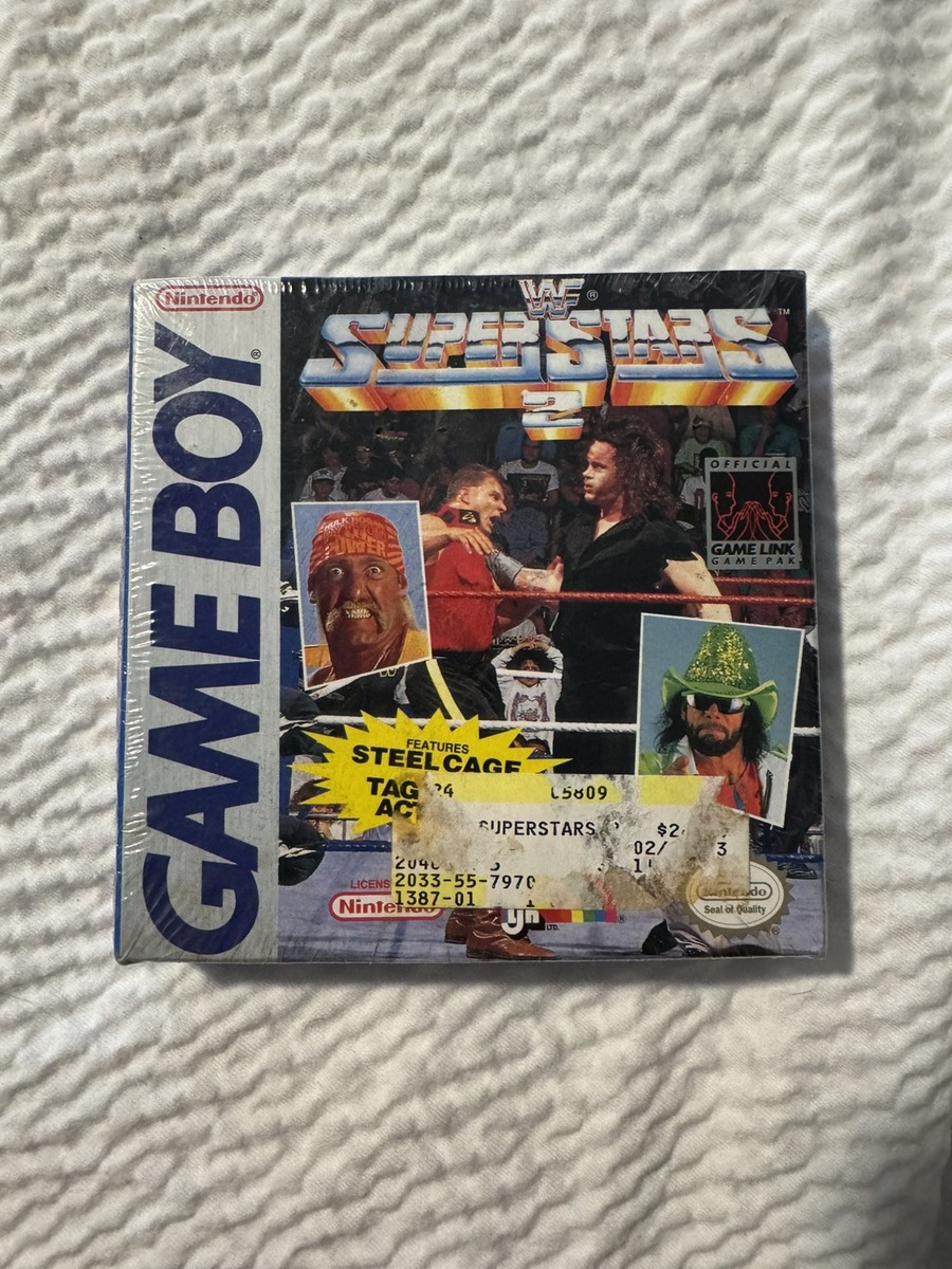 WWF Superstars 2 (Nintendo Game Boy, 1992) Factory, Sealed