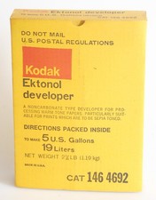 KODAK EKTONOL DEVELOPER 5 GALLON CONTAINER IN BOX