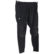 STORELLI GOALKEEPER Pants Mens Small Black Long KNEE Pads Stretch