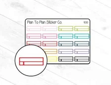 1030~~Reminder/Task Trackers Planner Stickers.