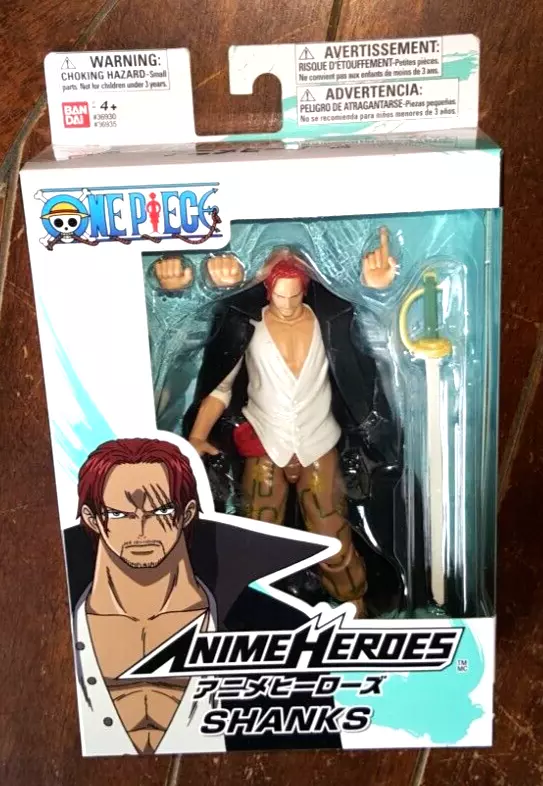 Anime Heroes One Piece Shanks 6.5 Action Figure