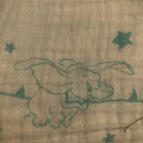Lot of 2 Aden & Anais Cotton Swaddle Wrap Blankets Boys Robots Disney Dumbo VGUC - Picture 3 of 5