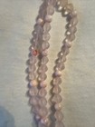 Avon Vintage Pretty in Pink Frosted & Swirl Lucite Beads Three Strand Necklace — photo 3