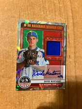 2023 Panini Stars & Stripes - Davide Montanari - Team Italy Patch Auto 11/23