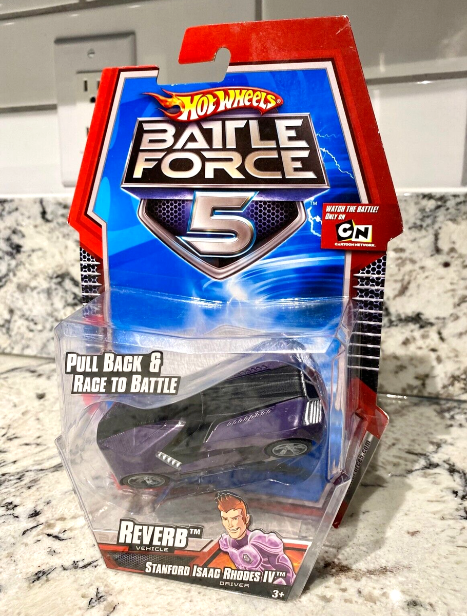 HOT WHEELS Battle Force 5 REVERB Vehicle Pull Back Battle Stanford