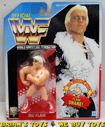 Vintage 1992 Hasbro WWF Ric Flair Action Figure Bl...