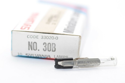 Original Sylvania No.30B Telefon-Lampe / Telefonstecklampe / Bulb, T2, 30 V, NOS - Picture 2 of 5