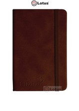 Image of Silvine Executive Soft Feel Notebook with Strap Ruled Ivory Paper A6 A5 A4 NEW