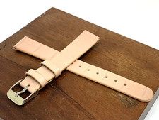 Invicta Women's Watch Replacement Band Pink Leather 16mm Lug Silver Steel Clasp