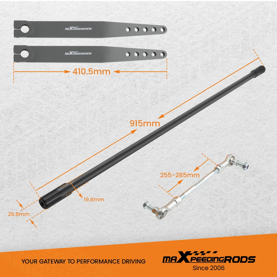 Kit de barra estabilizadora delantera con brazos de acero aptos para Jeep Wrangler TJ LJ 1997-2006 nuevo Foto 4 de 4