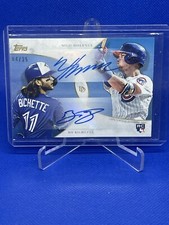 2020 Topps Dynamic Duals Bo Bichette & Nico Hoerner RC Auto /25 