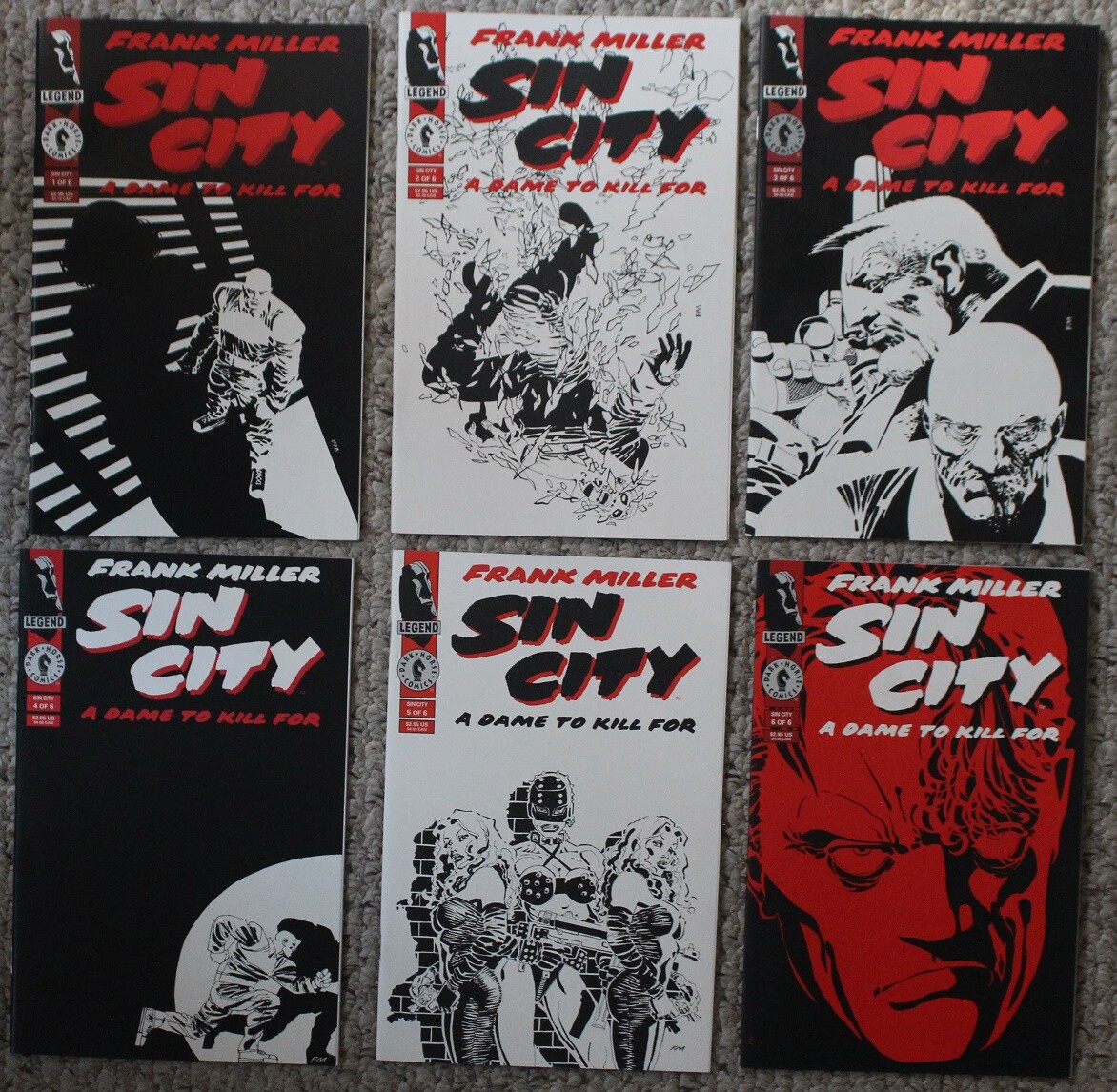 SIN CITY: A DAME TO KILL FOR 1993-1994 Dark Horse Comics FRANK