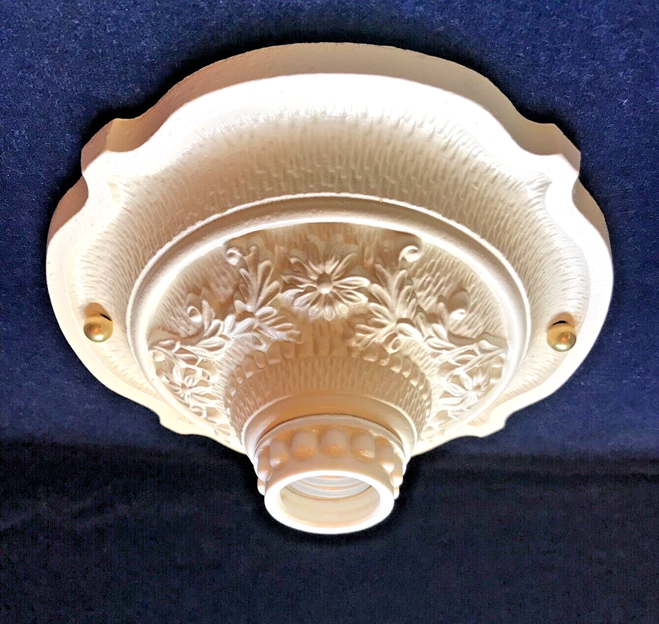 Antique 1920s Cast Iron Markel Electric Products Exposed Bulb Style Restored 7