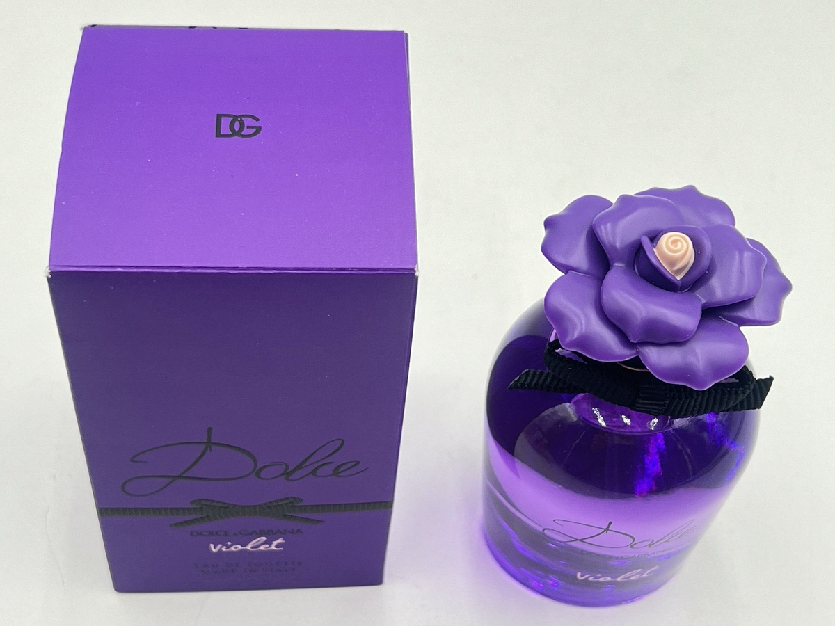 NEW DOLCE & GABANNA VIOLET EAU DE TOILETTE Fruity Floral Vanilla