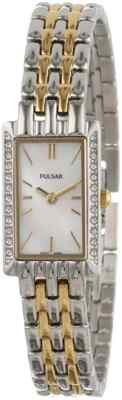 NEW* Pulsar Women's PEGE77 Crystal Jewelry Watch MSRP $150