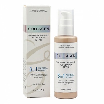 Genug Enough Collagen 3in1 Whitening Moisture Foundation Farbton 23 100 ml