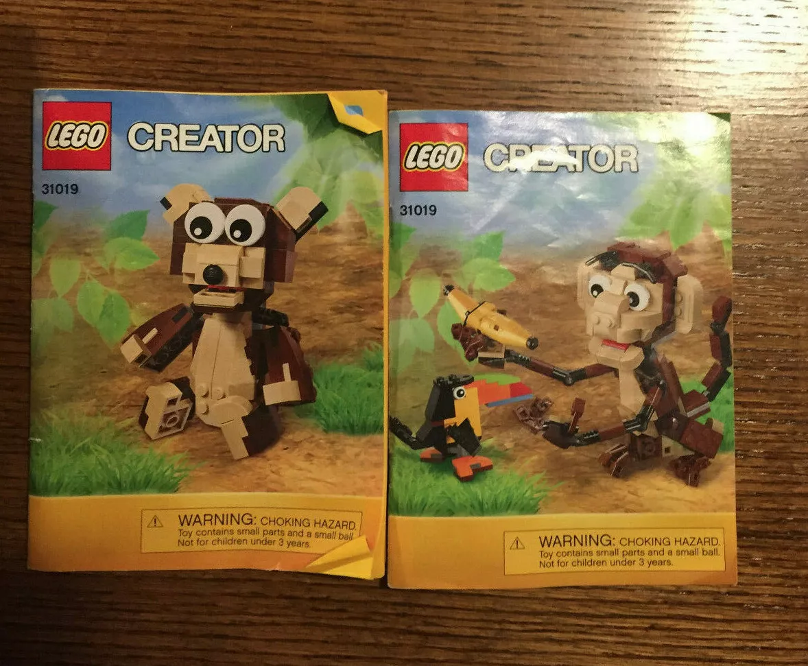 Lego 31019 Creator Forest Monkey, Teddy Bear Booklet ONLY eBay