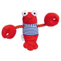 Beeztees Hundespielzeug Hummer Frits PlüSch Rot 24X38X13 Cm FüR Hunde