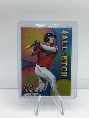 2024 Topps Chrome #CAE-17 Jose Ramirez Chrome All Etch Guardians Indians