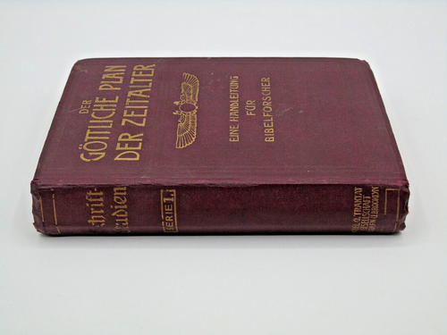 Der Gottliche Plan Der Zeitalter 1914 Watchtower Bible Jehovah Witness in German - Picture 3 of 17