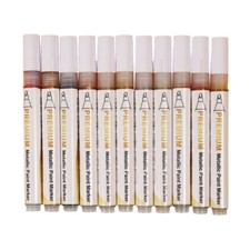 Metallic Marker Pens Set Point Markers for Ro...