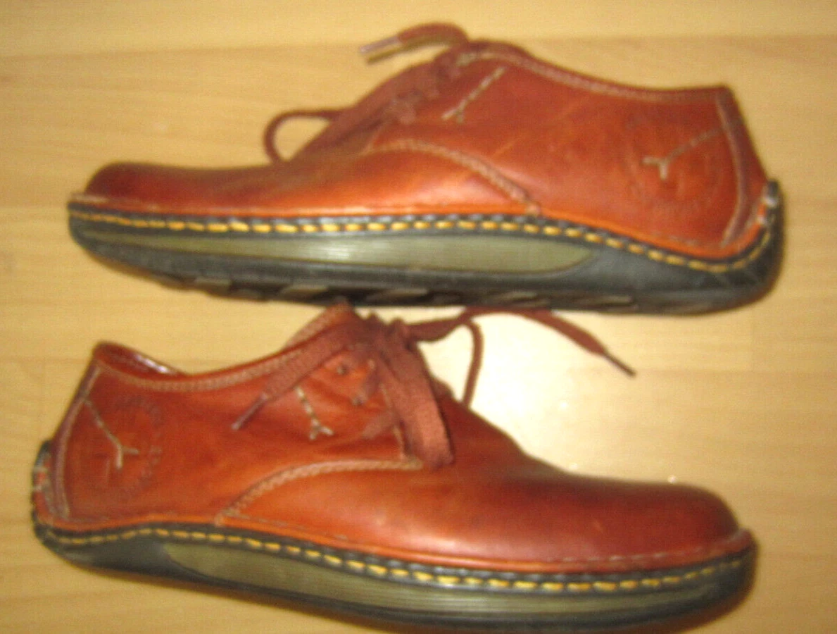 DR MARTENS Kirk Brown Leather lace up Shoes 41 7 eBay