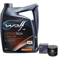 MotoröL Set 5W40 5 Liter + ÖLfilter SM158 FüR Alfa Romeo 156 Fiat Lancia Renault