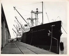 SS Honduras Victory 531 Cargo Ship 1951 Press Photo Dock VC2-S-AP3 *P106a