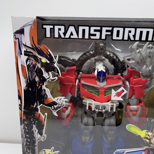 Transformers Prime BEAST HUNTER OPTIMUS PRIME w/ Dragon Assault Mode 2012 - NEW - Picture 4 of 22
