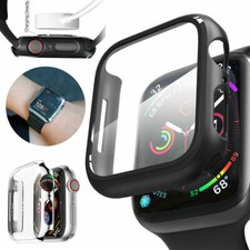 For Apple Watch Series 6 5 4 3 2 1 SE Screen Protector Snap On Hard Case Cover