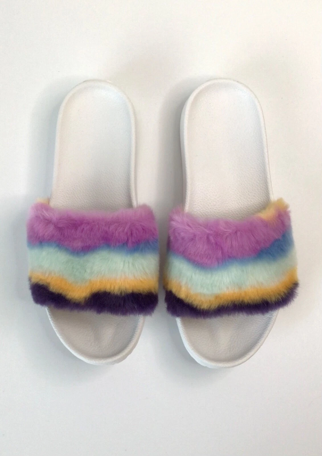 Nuovo sandalo da parete Ugg Royale in pelliccia sintetica scorrevole