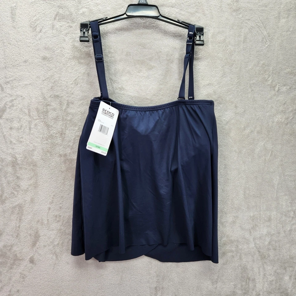 Coco Reef Contours Tankini Top Bra Sized 10 34C Clarity Bandeau Swim Adjustable - Image 3 of 4