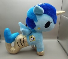 NEW Tokidoki Corsica Medium 12" Long Blue Mermicorno Unicorn Mermaid 15642