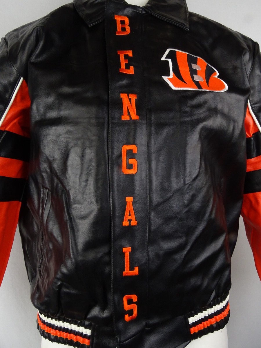 Cincinnati Bengals NFL Men's Faux Leather Jacket | eBay