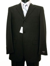 Zino COSTA men's dress size 50 Wool Grey Anthracite Elegant Complete Italy