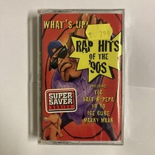 What's Up Rap Hits of the '90s by Various Artists Cassette Tape 1995 RARE
