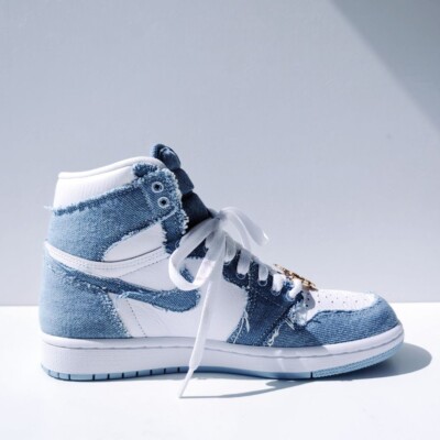 Size 8 - Jordan 1 High OG Denim 2022 for sale online | eBay