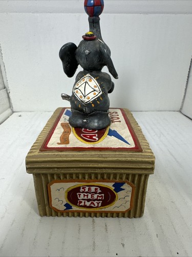 Caja de baratijas de elefante de circo - Imagen 6 de 10