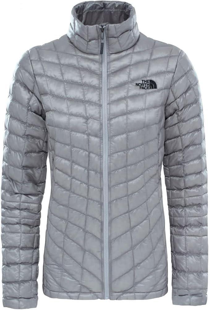 The North Face Women's Thermoball Full Zip Jacket Metallic Silver